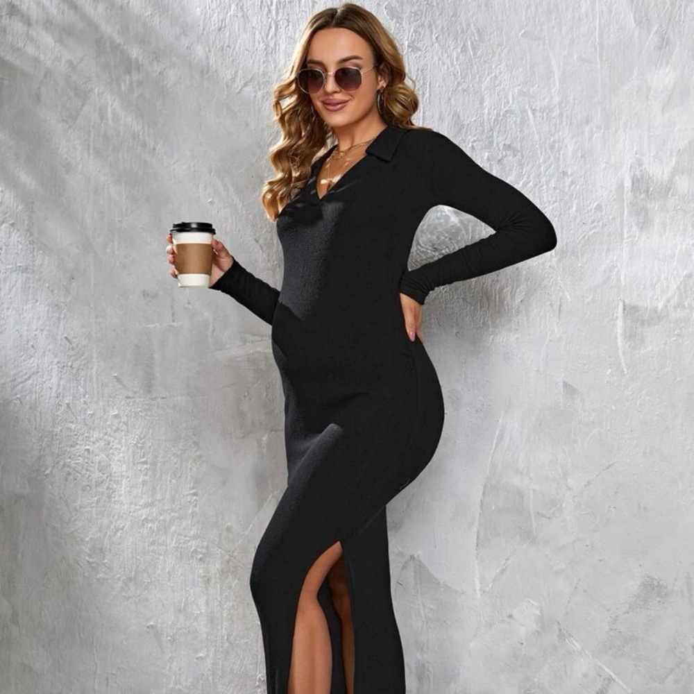 Black Maternity Dress